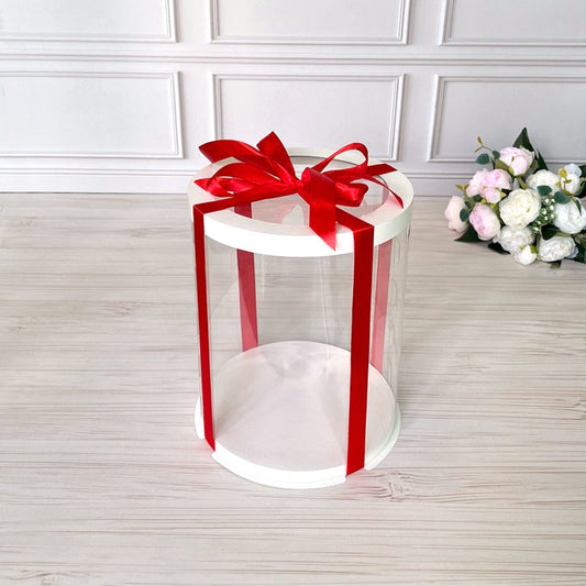 pudełko na tort przezroczyste z okienkiem