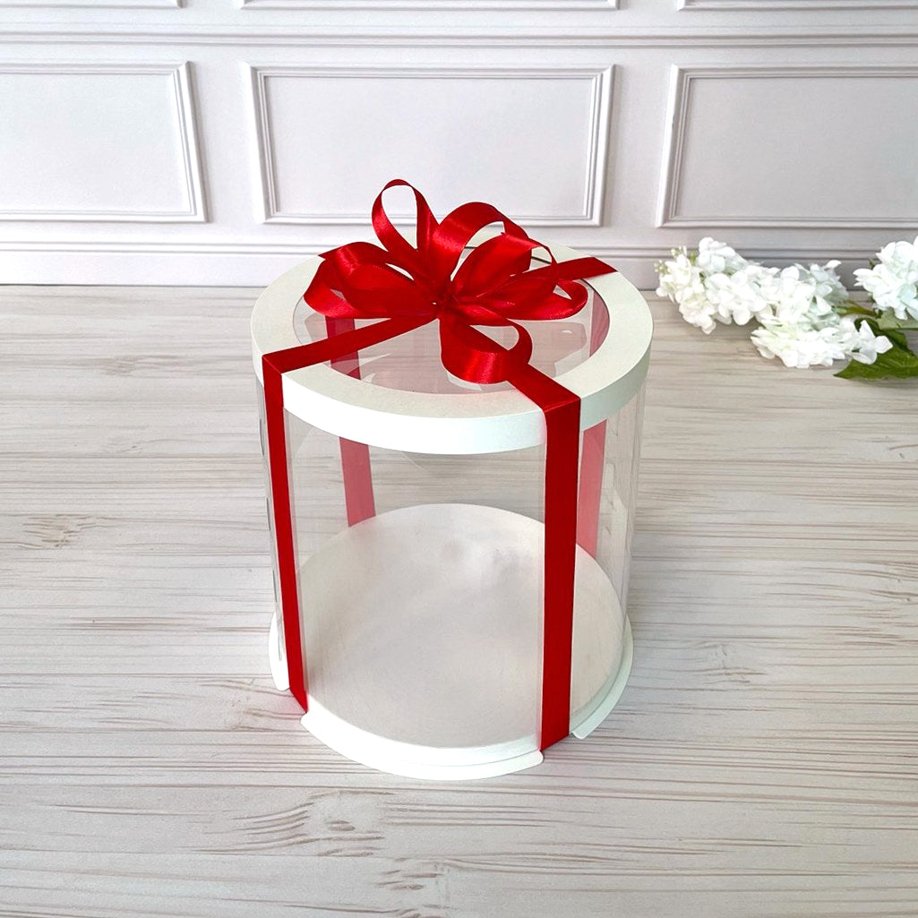 pudełko na tort przezroczyste z okienkiem