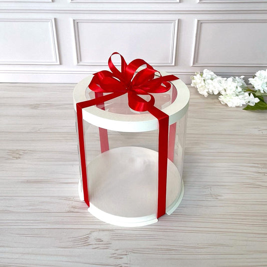 pudełko na tort przezroczyste z okienkiem