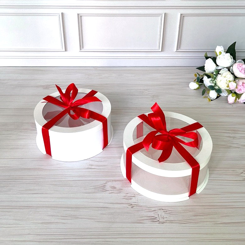 pudełko na tort przezroczyste z okienkiem