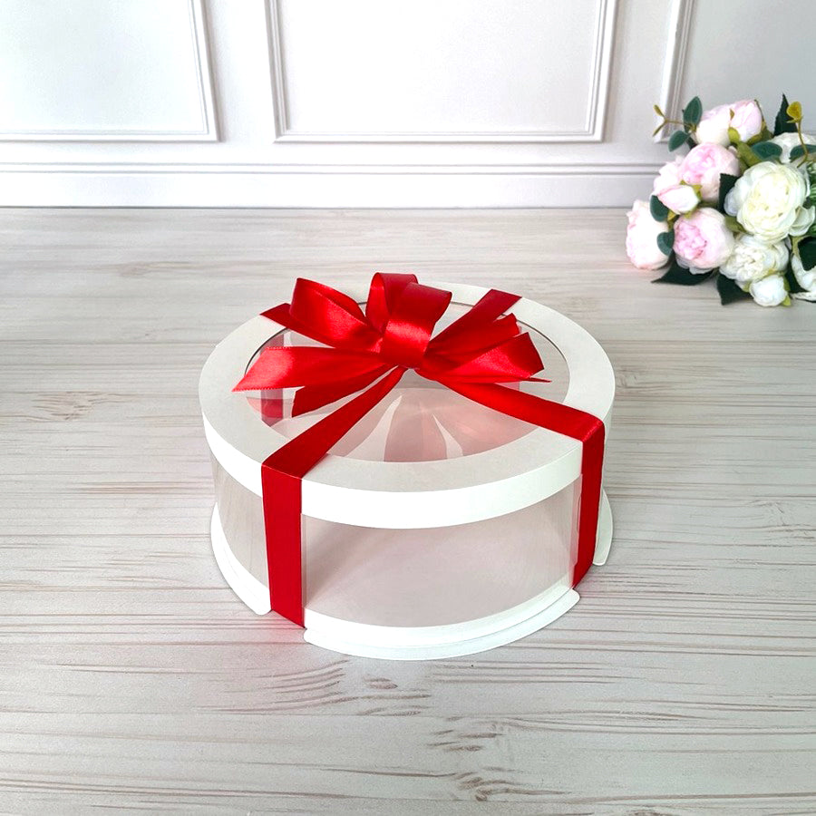 pudełko na tort przezroczyste z okienkiem