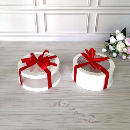 pudełko na tort przezroczyste z okienkiem