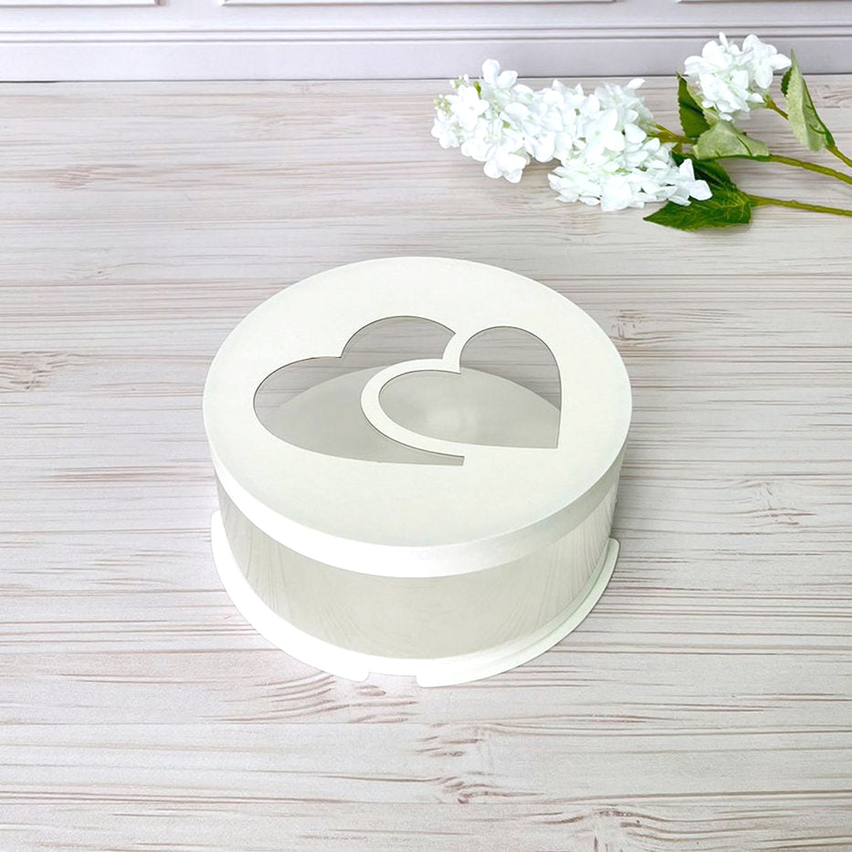 pudełko na ciasto przezroczyste z okienkiem