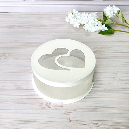 pudełko na ciasto przezroczyste z okienkiem