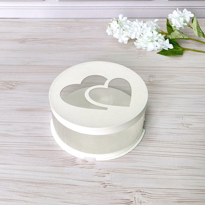 pudełko na ciasto przezroczyste z okienkiem