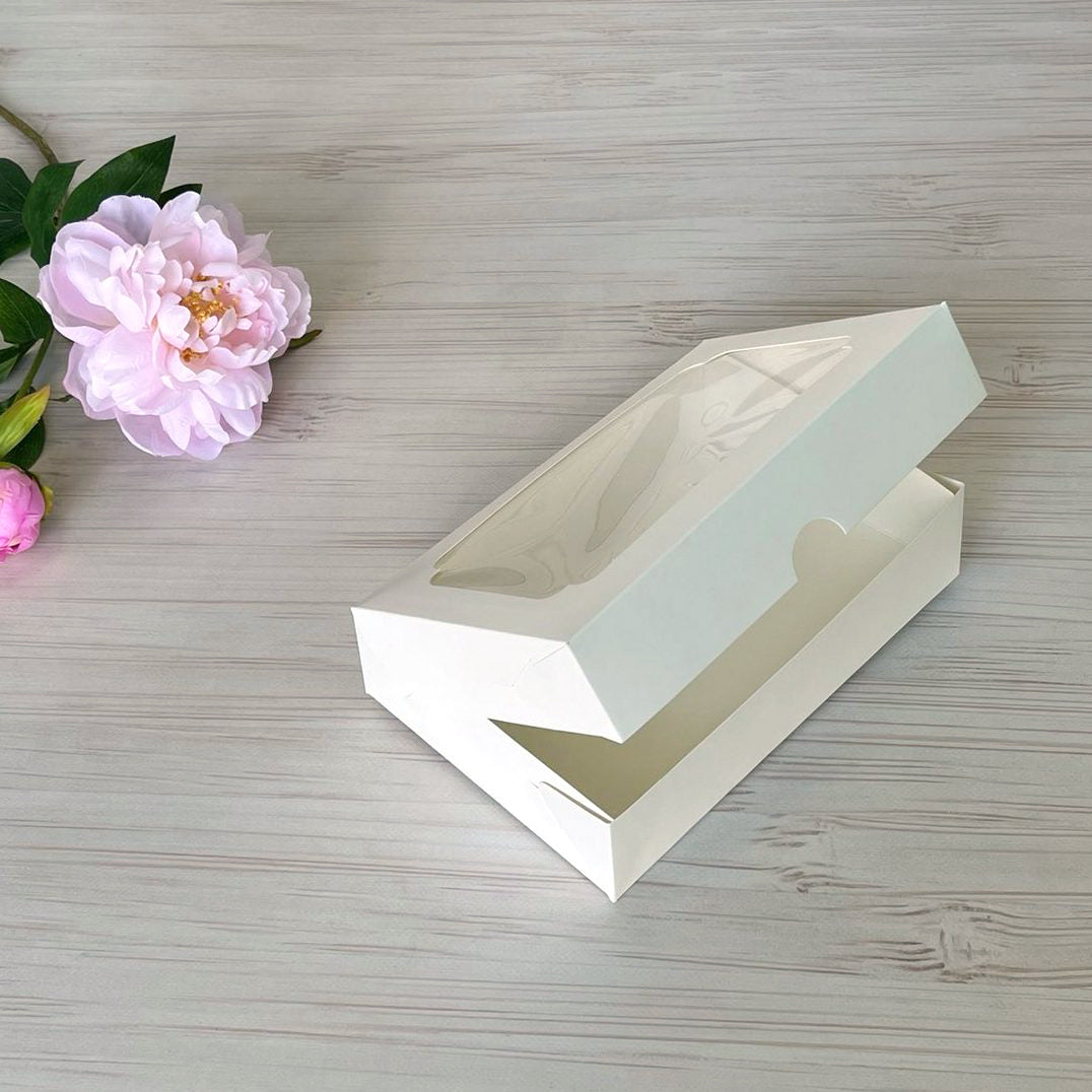 Pudełko deserowe z okienkiem