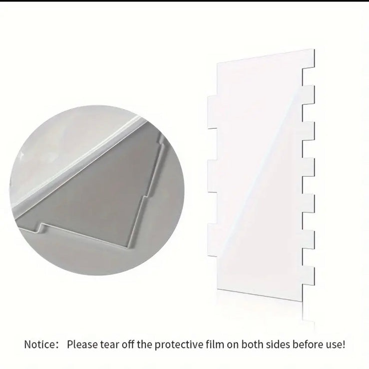 6-pak akrylowy skrobak do ciasta