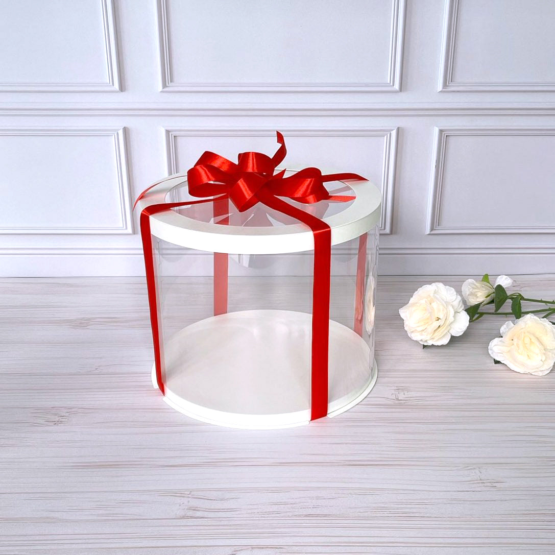 pudełko na tort przezroczyste z okienkiem