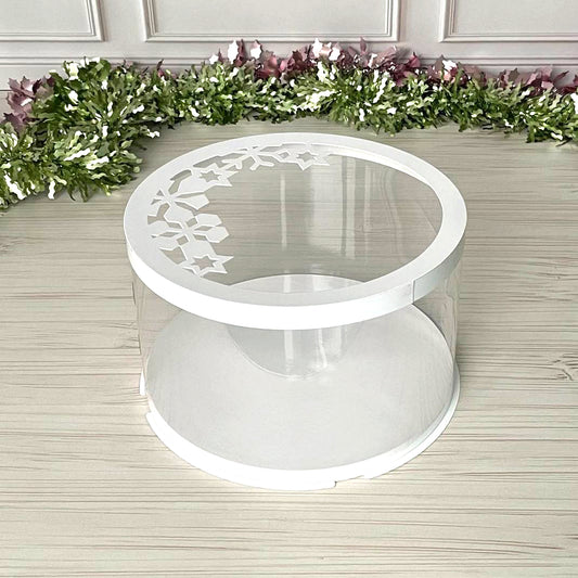 Przezroczyste pudełko na tort