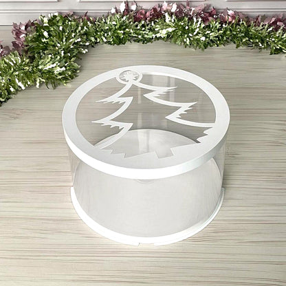 Przezroczyste pudełko na tort 