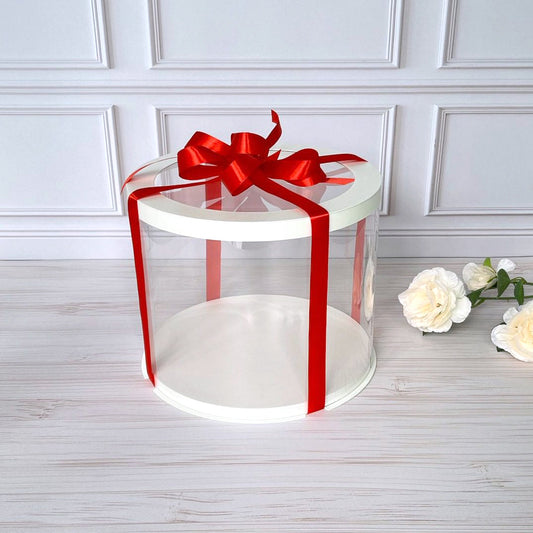 pudełko na tort przezroczyste z okienkiem