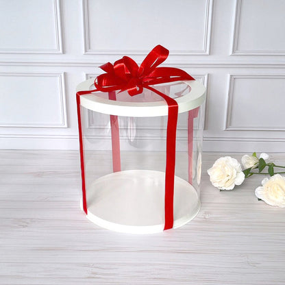 pudełko na tort przezroczyste z okienkiem