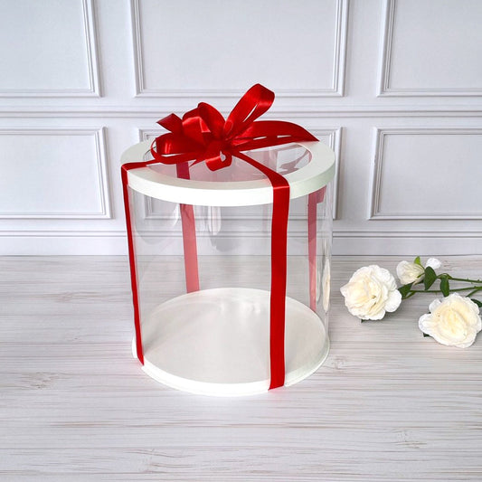 pudełko na tort przezroczyste z okienkiem