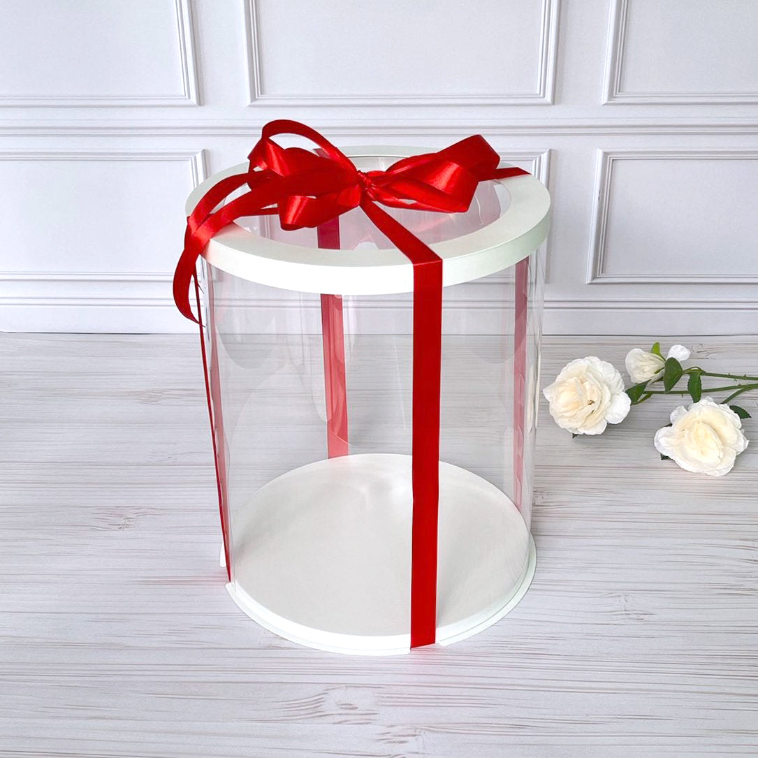 pudełko na tort przezroczyste z okienkiem