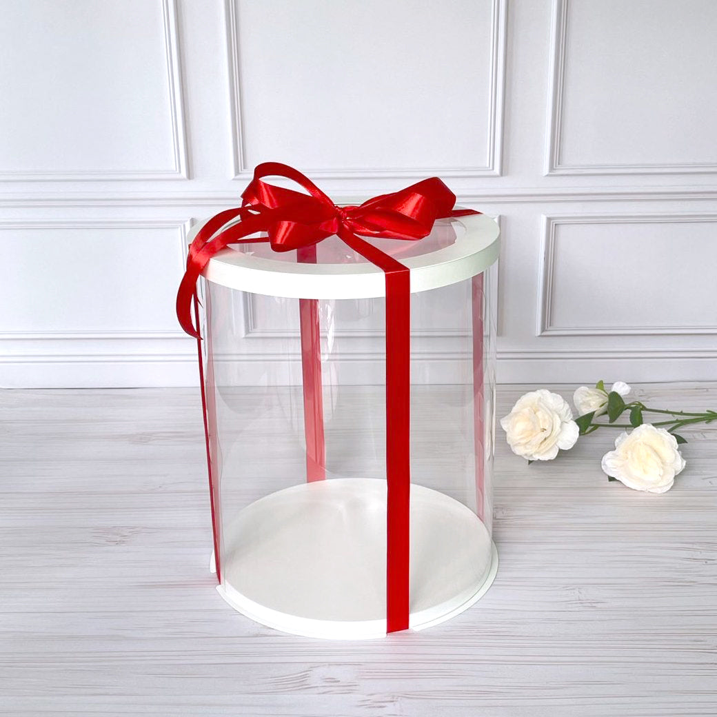 pudełko na tort przezroczyste z okienkiem