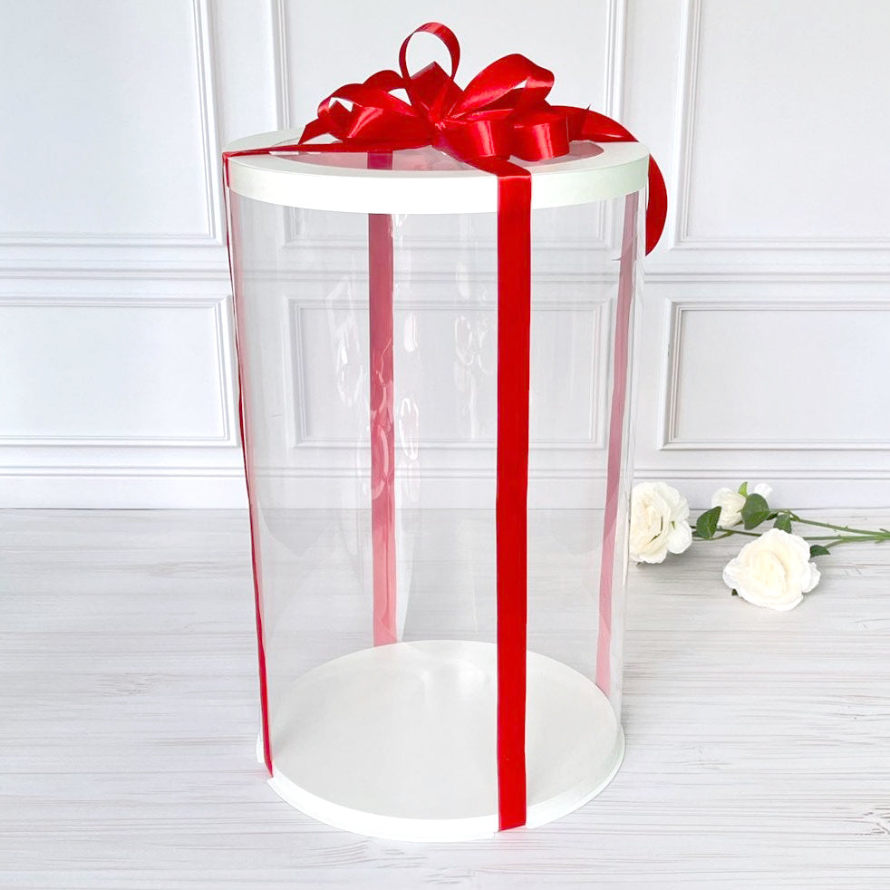 pudełko na tort przezroczyste z okienkiem