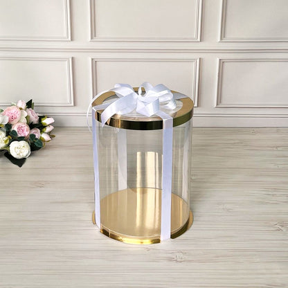 pudełko na tort przezroczyste z okienkiem