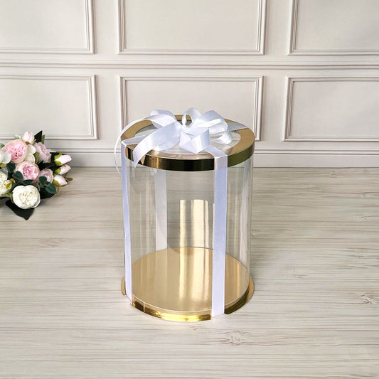 pudełko na tort przezroczyste z okienkiem