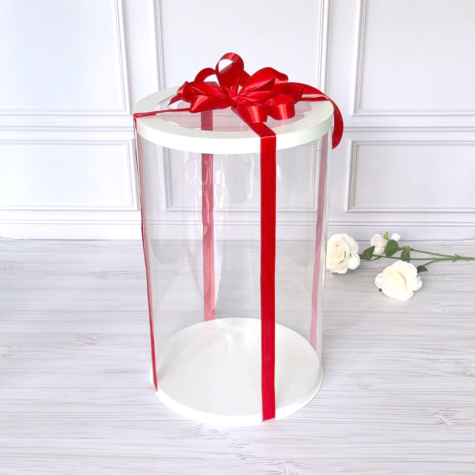 pudełko na tort przezroczyste z okienkiem