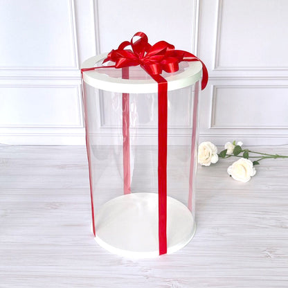 pudełko na tort przezroczyste z okienkiem