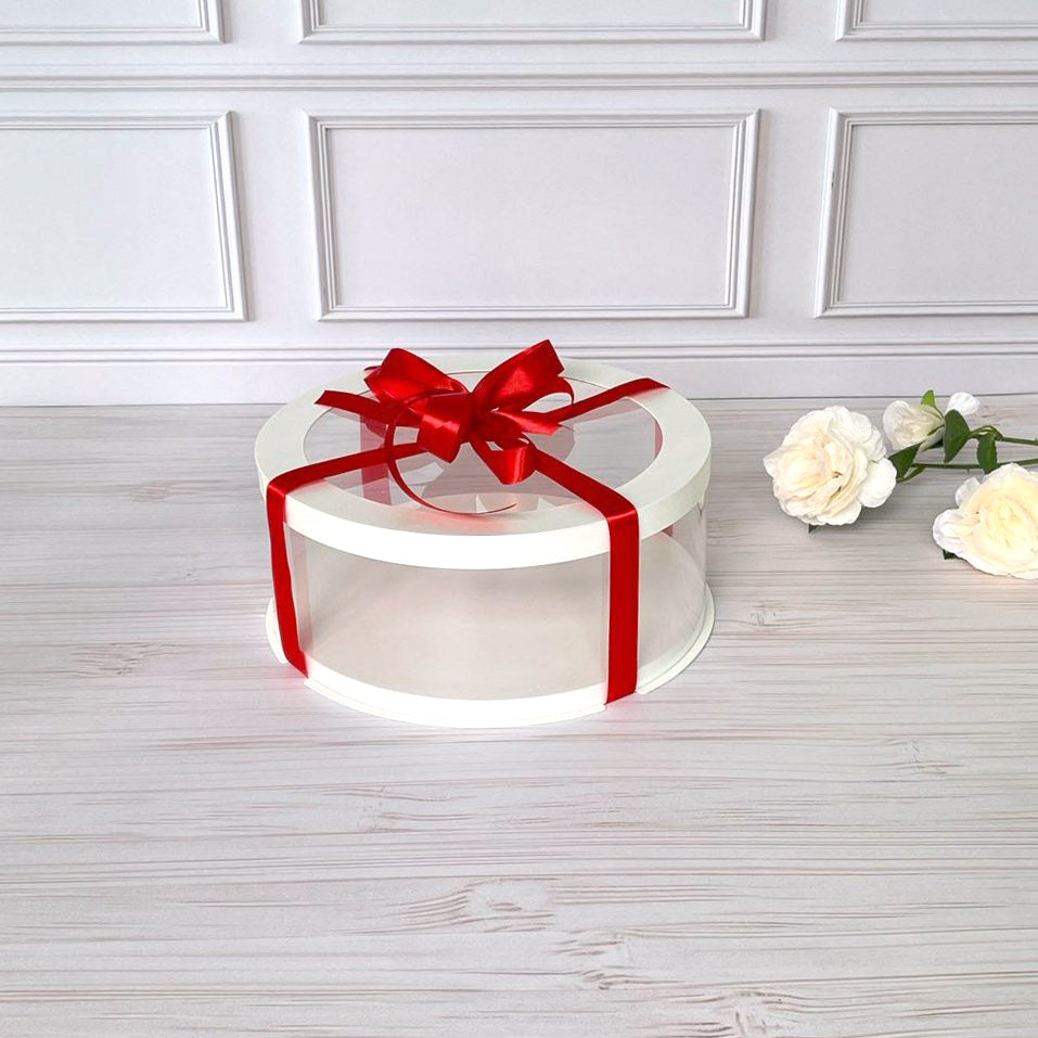 pudełko na tort przezroczyste z okienkiem