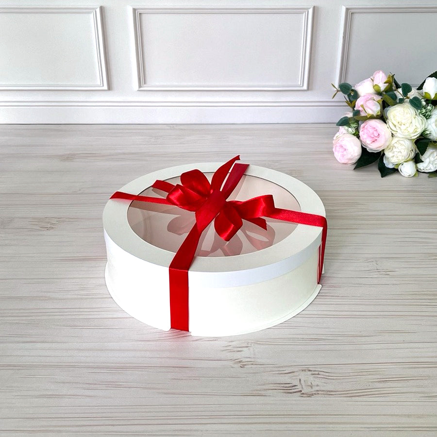 pudełko na tort przezroczyste z okienkiem