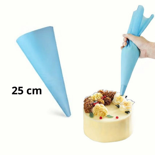 Rękaw cukierniczy worek silikonowy 25 cm wielorazowy do dekoracji tortów
