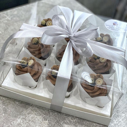 Przezroczyste pudełko na 9 babeczek