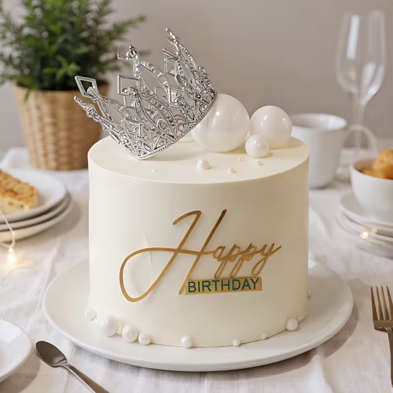 Topper na tort Happy Birthday