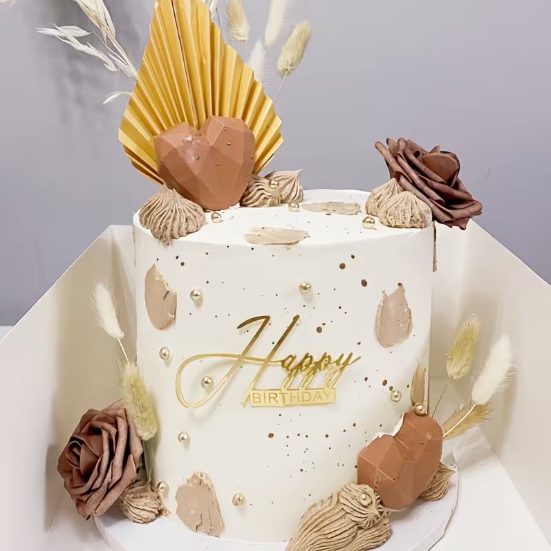 Topper na tort Happy Birthday