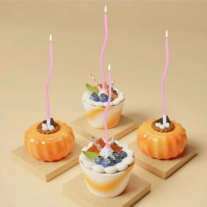 Zakręcone świeczki urodzinowe