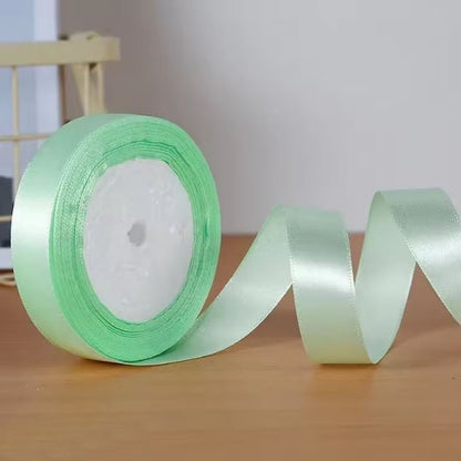 Wstążka satynowa 2 cm kolor Miętowy, rolka 33 m