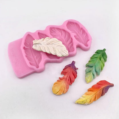 Forma silikonowa Pióra