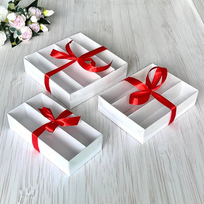 Przezroczyste pudełko na makaroniki 220×110×55 mm/PET