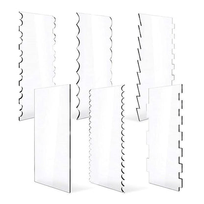 6-pak akrylowy skrobak do ciasta