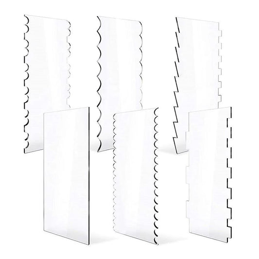 6-pak akrylowy skrobak do ciasta