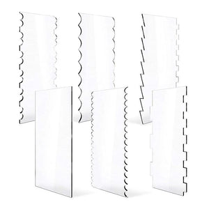 6-pak akrylowy skrobak do ciasta