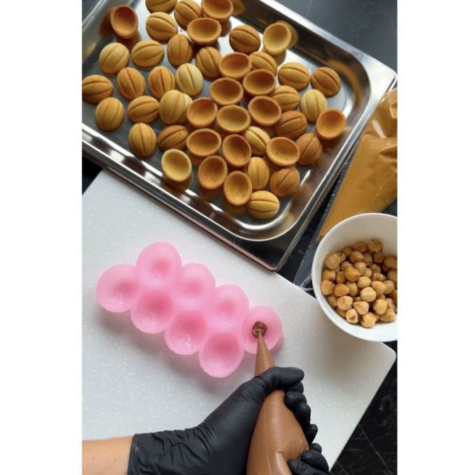 Forma silikonowa Orzech włoski pralinka 3D