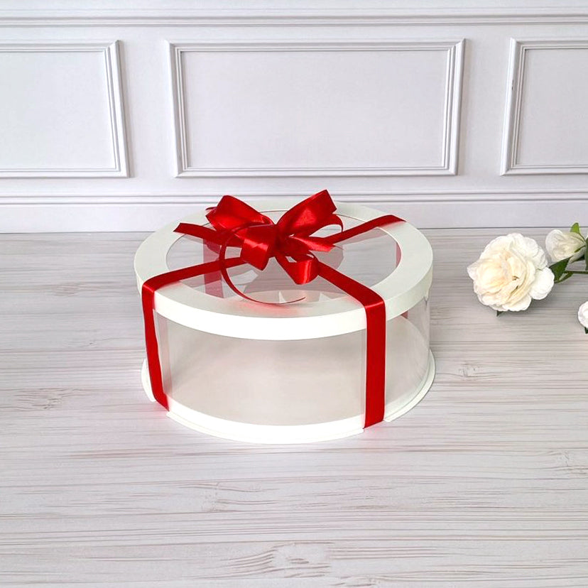 pudełko na tort przezroczyste z okienkiem