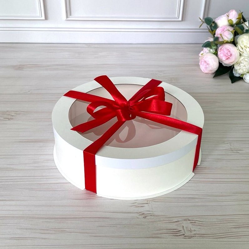 pudełko na tort przezroczyste z okienkiem