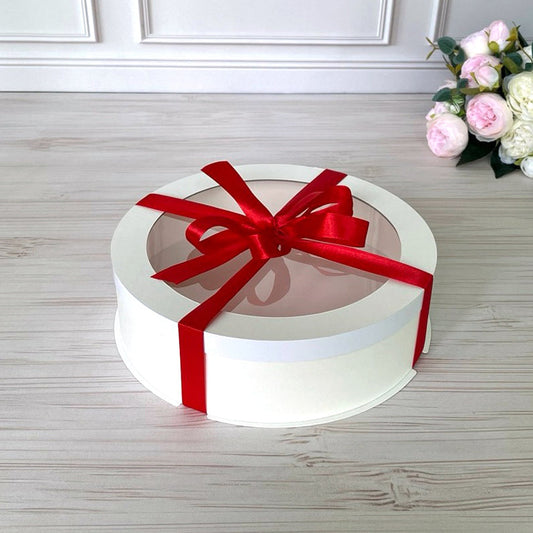 pudełko na tort przezroczyste z okienkiem