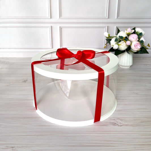 pudełko na tort przezroczyste z okienkiem