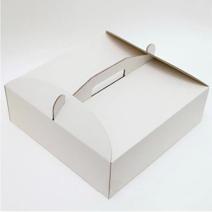 Pudełko na tort karton BIAŁE bez okienka 30×30×10 cm – 5 szt.