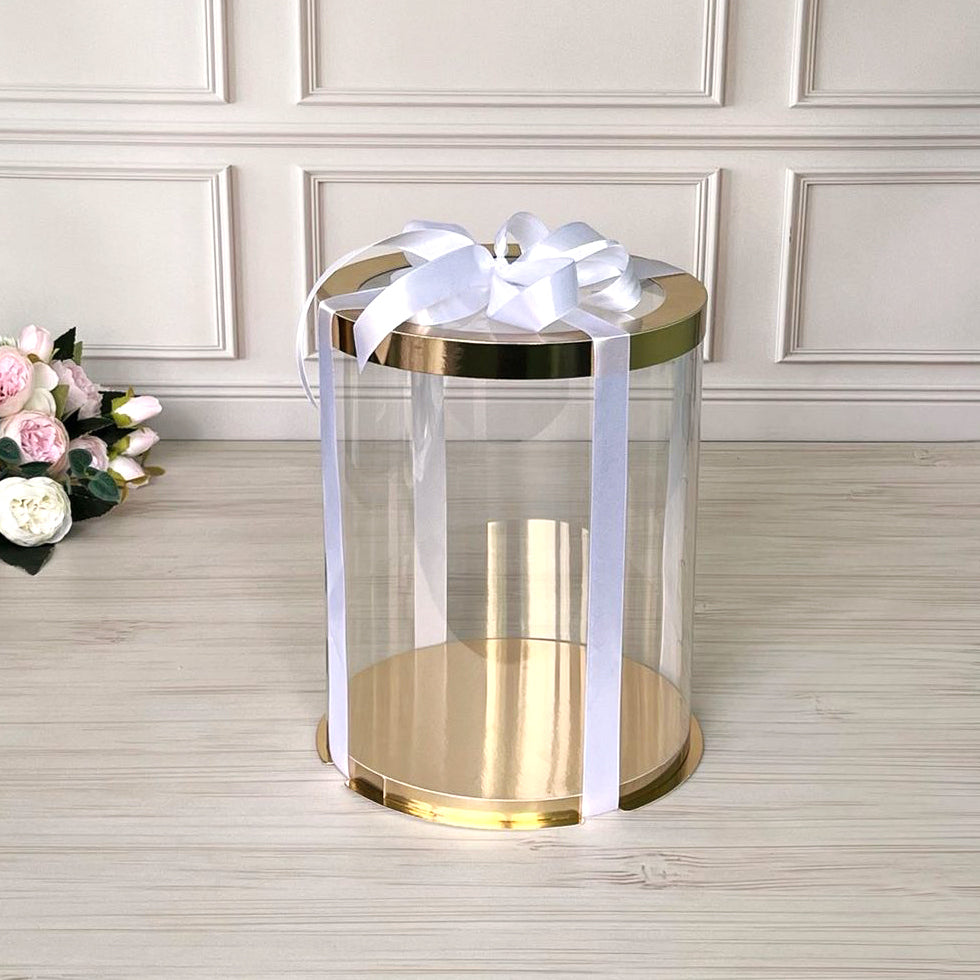 pudełko na tort przezroczyste z okienkiem