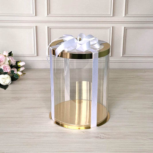 pudełko na tort przezroczyste z okienkiem