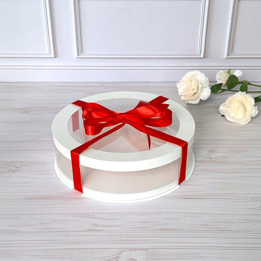 pudełko na tort przezroczyste z okienkiem