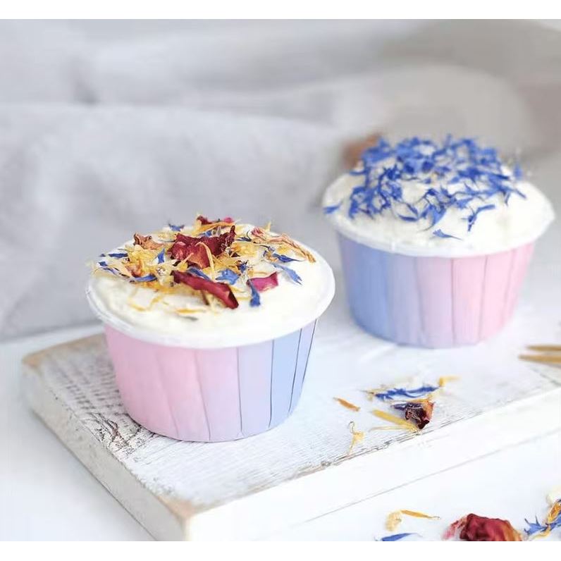 Papilotki do muffin / babeczek – 25 sztuk – Gradient różowo-fioletowy