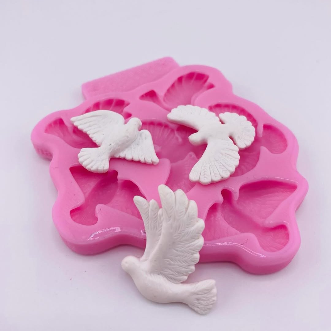 Forma silikonowa Gołębie 2D