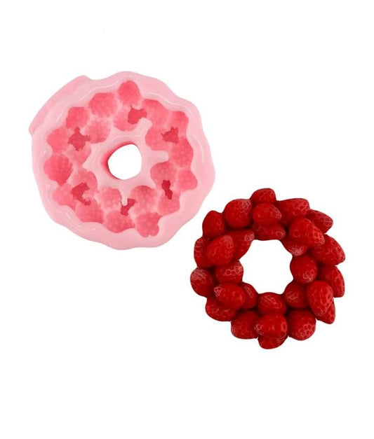 Forma silikonowa Truskawkowy wieniec mini 3D