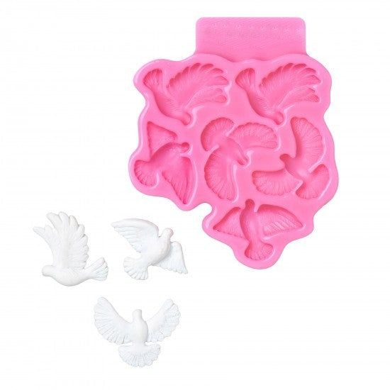 Forma silikonowa Gołębie 2D